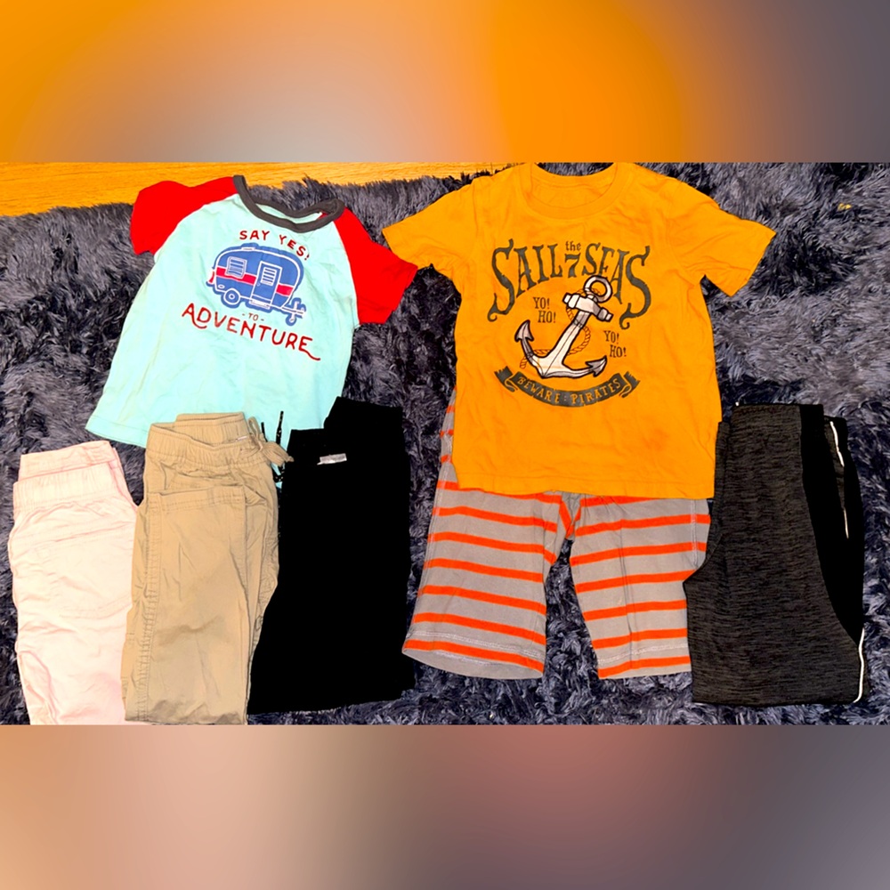 Lot of boys 5T clothes. Great for Spring and Summer.